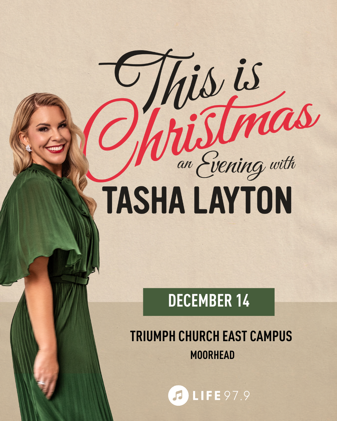 Tasha Layton Christmas 2025 Life 97.9